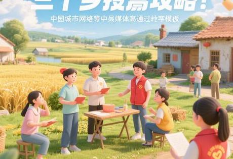 三下乡投稿攻略：中国城市网等央媒高通过率模板
