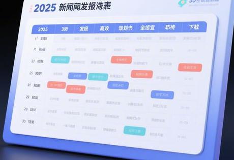 2025新闻发稿一览表模板下载，高效规划全年宣传节奏