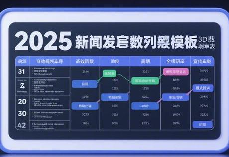 2025新闻发稿一览表模板下载，高效规划全年宣传节奏