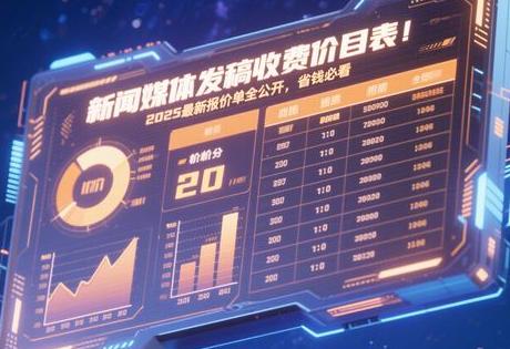 新闻媒体发稿收费价目表！2025最新报价单全公开，省钱必看