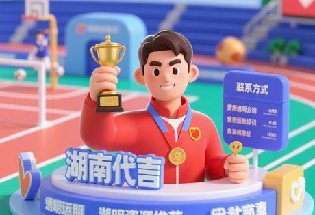 湖南体育冠军形象代言怎么联系？2025代言费用透明价目表+本地资源速荐