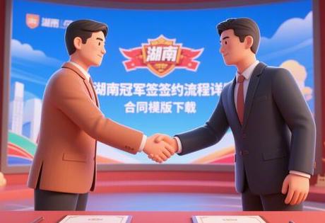 湖南冠军代言签约流程详解及合同模板下载缩略图