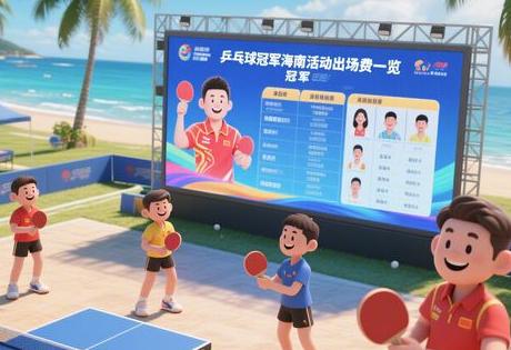 乒乓球冠军海南活动出场费一览