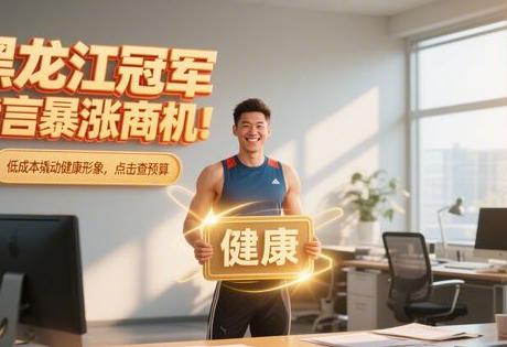 黑龙江冠军代言暴涨商机!低成本撬动健康形象,点击查预算缩略图 黑龙江冠军代言暴涨商机!低成本撬动健康形象,点击查预算缩略图