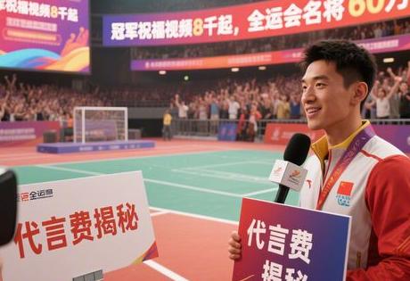 河南体育明星代言费揭秘：冠军祝福视频8千起，全运会名将60万