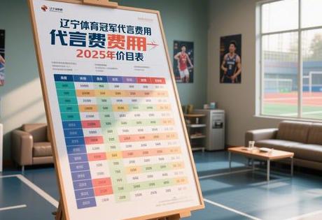 辽宁体育冠军代言费用2025年价目表