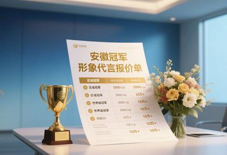安徽冠军形象代言多少钱?报价单曝光:区域冠军5000元起,世界级10万+缩略图 安徽冠军形象代言多少钱?报价单曝光:区域冠军5000元起,世界级10万+缩略图